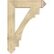 Ekena Millwork Merced Arts & Crafts Rough Sawn Bracket, Douglas Fir, 6"W x 32"D x 44"H BKT06X32X44MRC03RDF - alternate 3